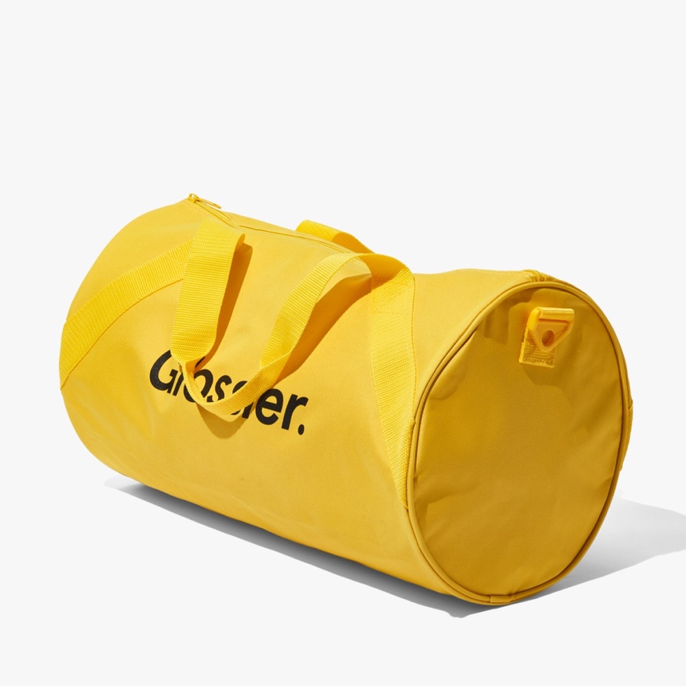 Glossier Yellow Duffle Bag
